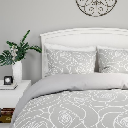 HASTINGS HOME Hastings Home 3-Piece Rose Comforter Set - King 991340KRI